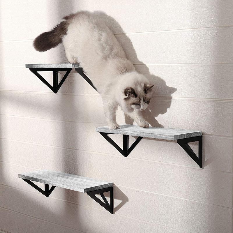 免打孔墙上置物架子挂墙客厅墙面墙壁卧室一字隔板分层壁挂式书架