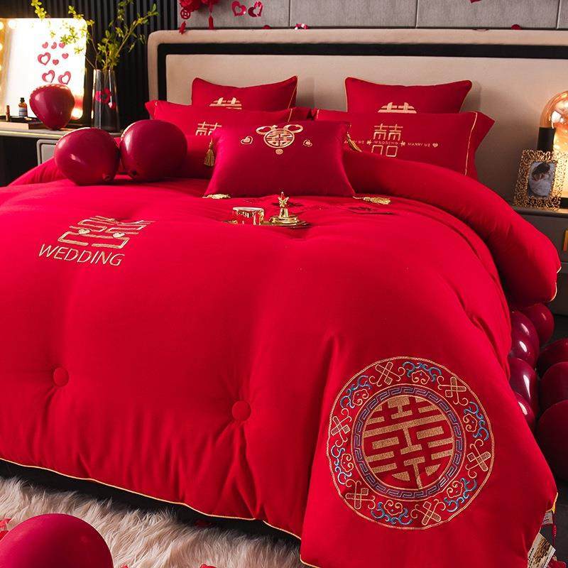 新婚庆大红色结婚陪嫁大豆纤维双人被夏凉被婚房喜被加厚春秋冬被,机械设备,其他机械设备,淘宝优惠券,粉丝福利购,淘宝优惠卷