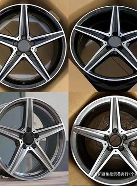 适用奔驰C260l锻造轮毂C200lE260E300A180AMG钢圈17/18寸集控