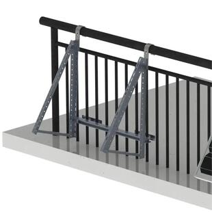 挂钩式阳台支架铝合金材质光伏板安装太阳能支架
