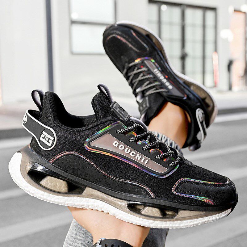 透气网面运动鞋男款夏季薄款踩屎感男鞋青少年超轻学生减震跑步鞋