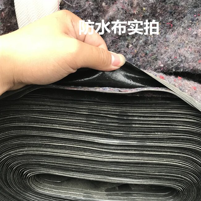 防雨毛毡保温防水土防布大加w保温屋顶工渗防寒一布一膜棚厚养殖