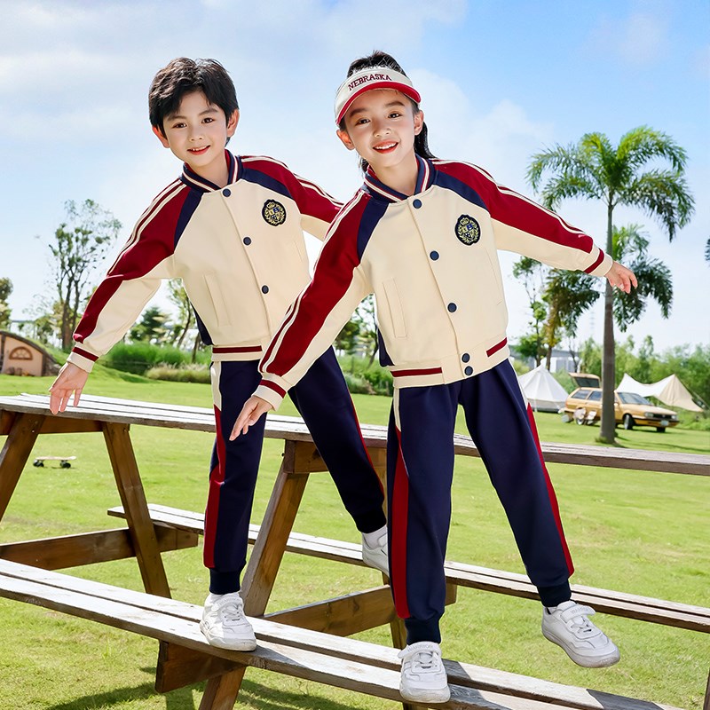 小学生校服夏款幼儿园园服春秋装儿童春季运动会班服三件套装