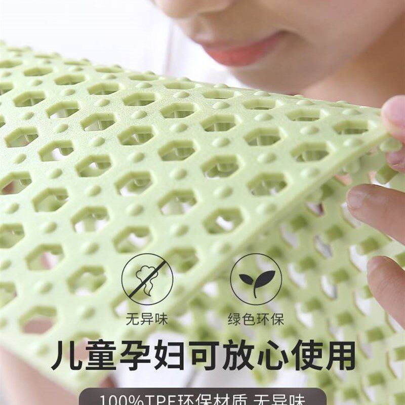 浴室拼接防滑垫淋浴房卫生间防摔地垫洗澡间厕所防水隔水垫子脚垫