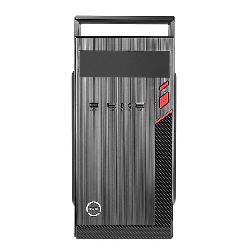 mini迷你matx组装台式机电脑全侧透明atx小型主机箱diy外壳itx3.0