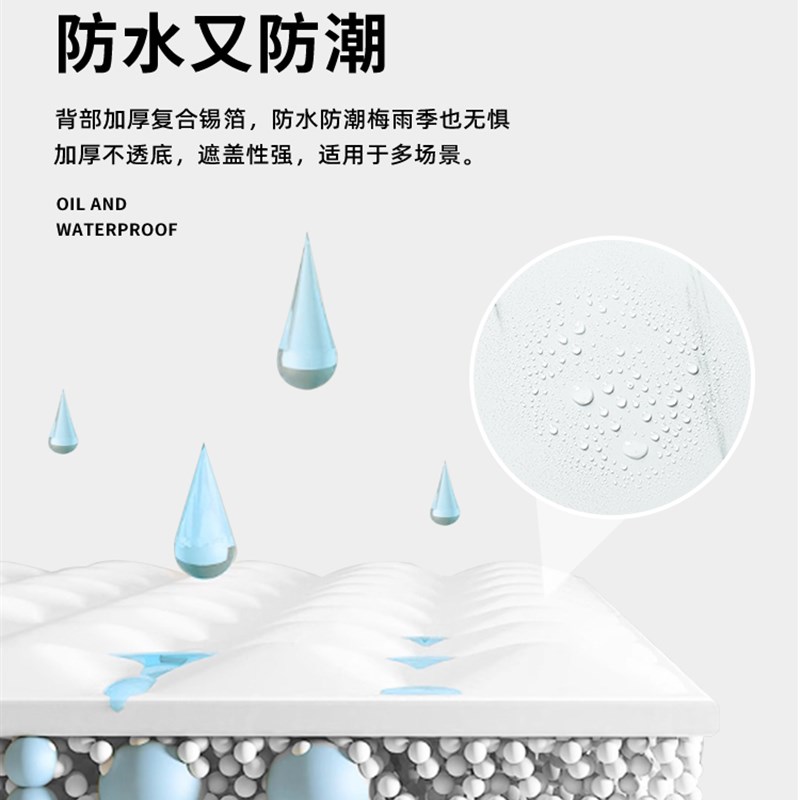 墙壁贴纸自粘铝塑板防水防潮壁纸挡板遮丑背景墙纸儿童房墙裙补洞
