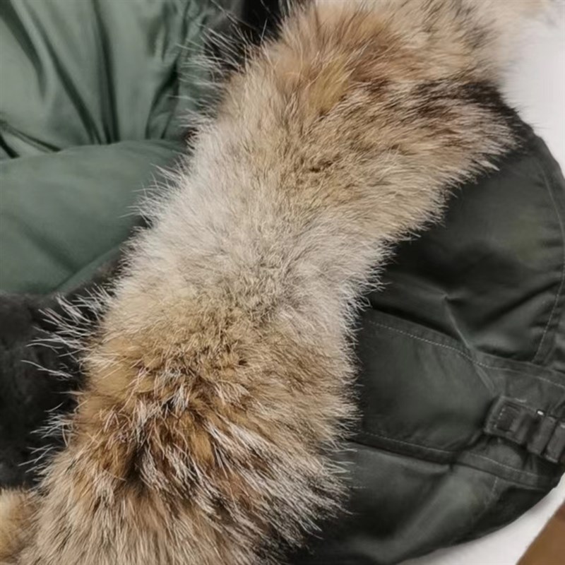 N3B真毛领单卖N2B郊狼毛领更换北美郊狼毛领订制卿卿