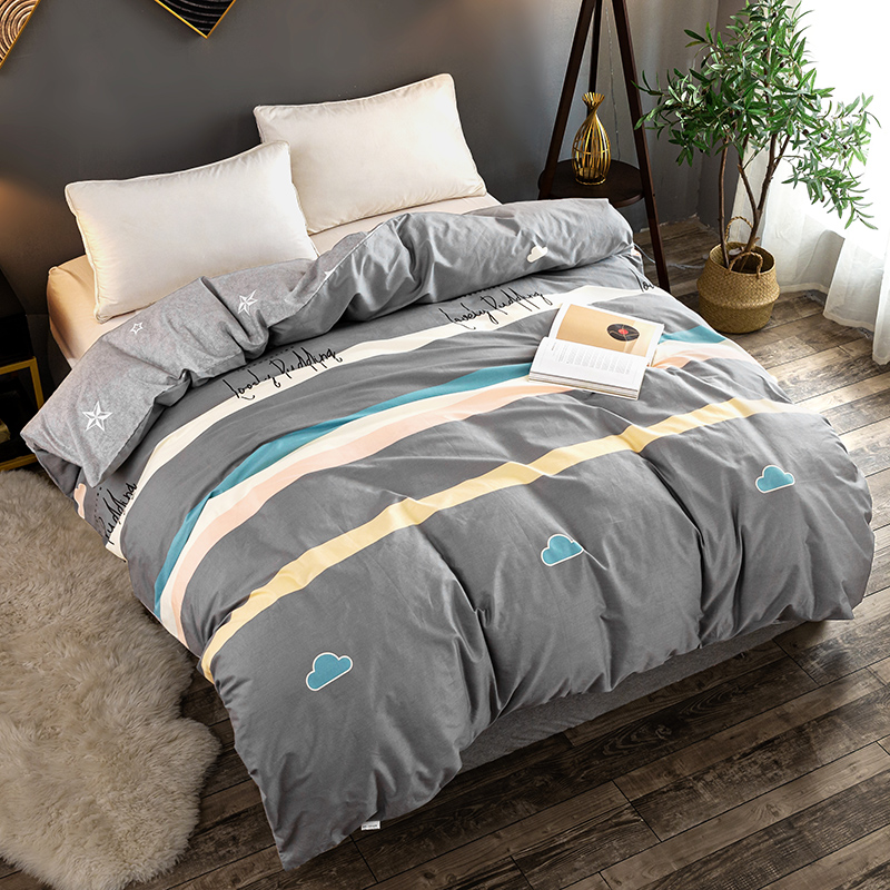 纯棉被套学生儿童卡通135x200/150*215/160x200全棉双人被罩定做