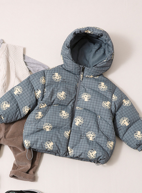 宝宝羽绒服中长款加厚冬季新款男童羽绒服小童1-3-6-8岁22902