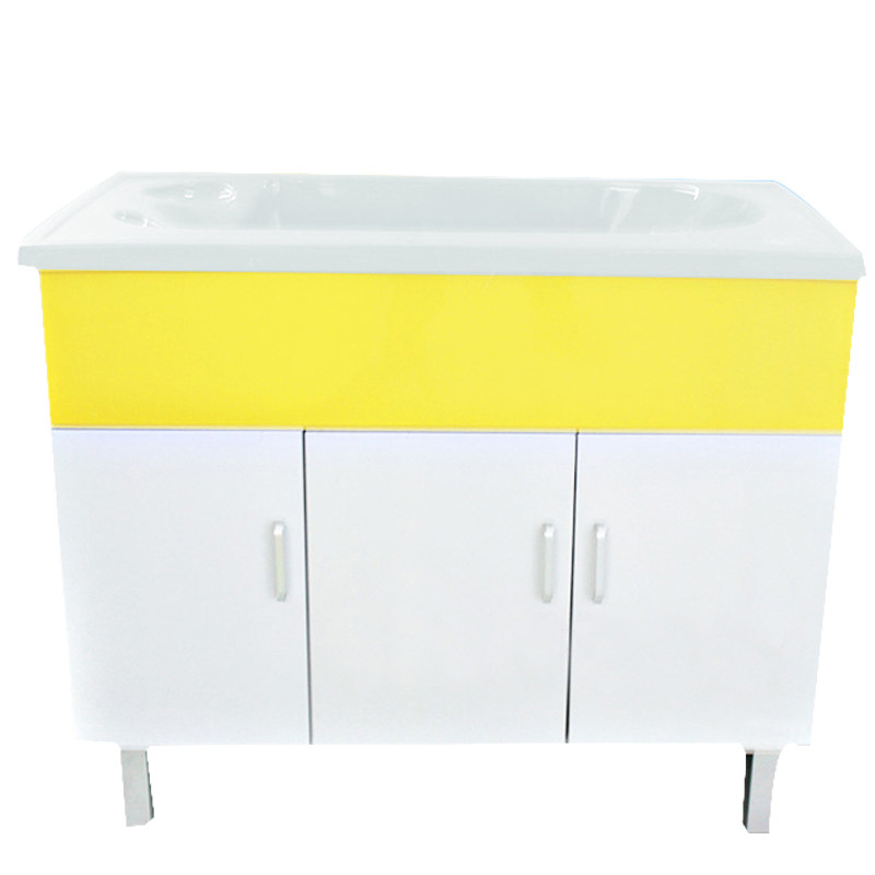 婴儿洗澡盆新生儿可坐躺游泳馆设备亚克力带柜洗澡池冲洗盆沐浴盆