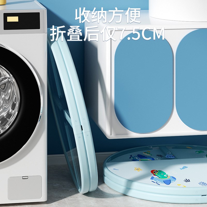 婴儿游泳桶家用宝宝游泳池新生儿童可折叠室内透明家庭幼儿洗澡桶