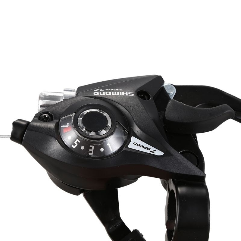 自行车山地车刹车把变速器自行车连体指拨21速24速左3速右7速8速