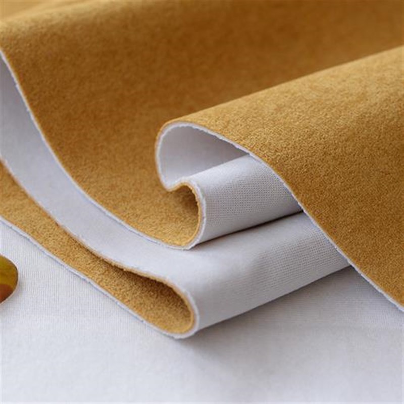 防水绒布布料 加厚纯色哑光云朵绒面料床头靠枕坐垫沙发套绒布