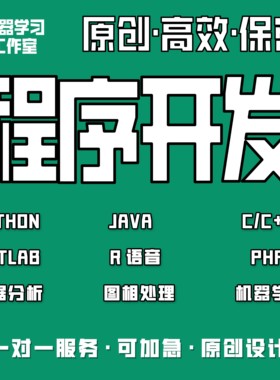 计算机python代编java程序代做c/c++代码编写c#设计开发r语言代写