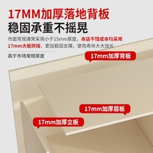 全实木书桌带衣柜一体儿童房电脑桌组合小户型家用卧室学习桌定制