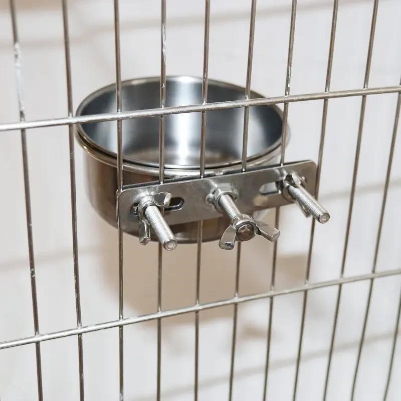 宠物狗碗猫碗狗狗用品泰迪食盆不锈钢单碗狗盆猫盆大型犬防滑耐咬