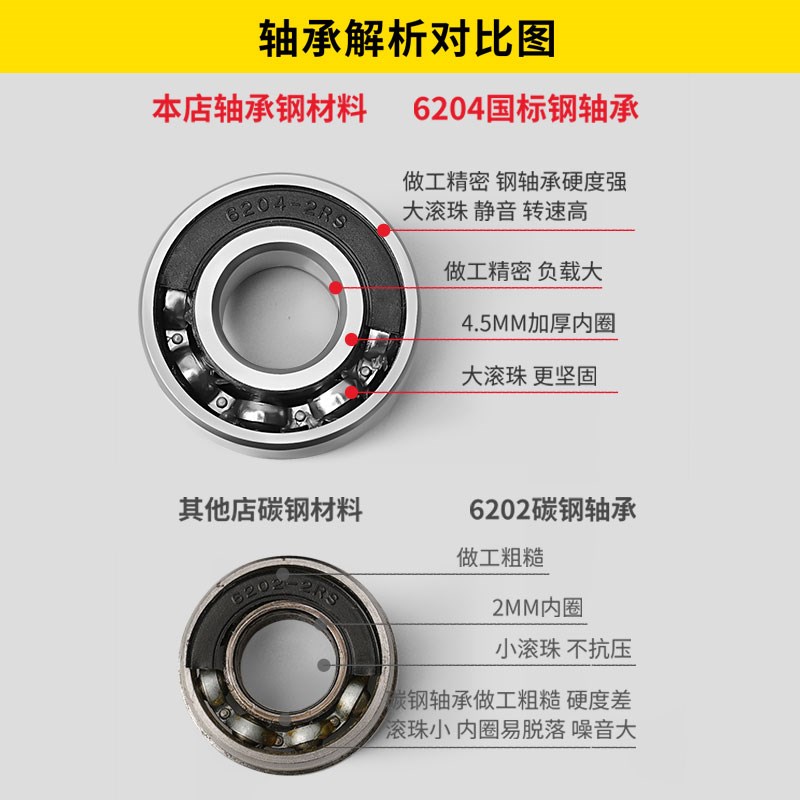12寸静音加厚减震充气轮万向轮定向轮平板车小拖车手推车轮子脚轮