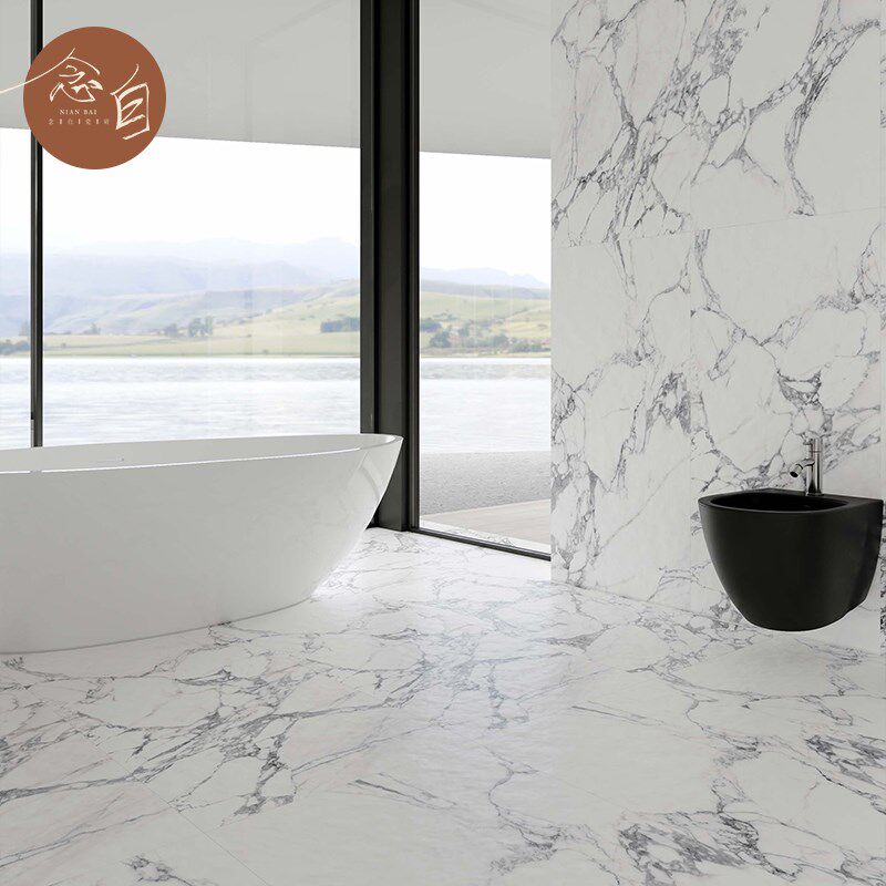法式宝格俪大理石纹瓷砖客厅餐厅卫生间背景墙面砖民宿防滑地板砖