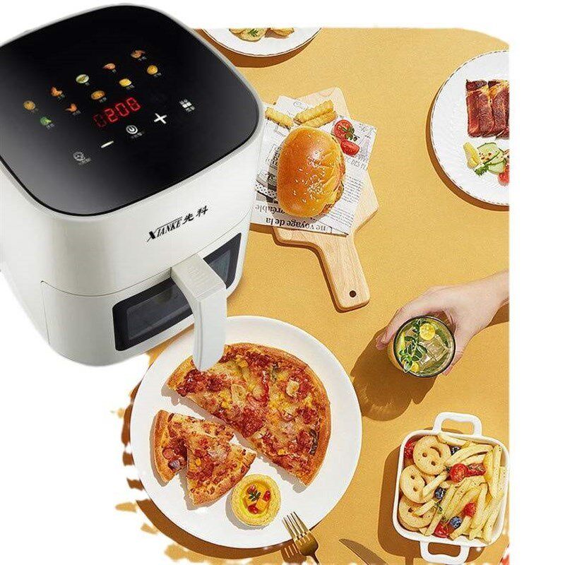 8升大容量空气炸锅家用智能触屏多功能可视全自动无X油烤炸电炸锅