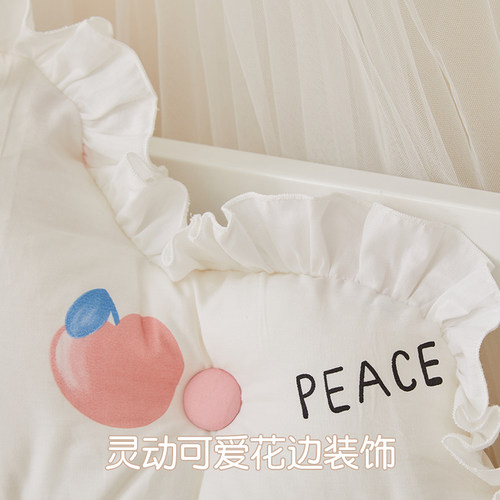 婴儿床床头靠枕宝宝新生儿防撞拼接床床围加厚床上床靠靠枕