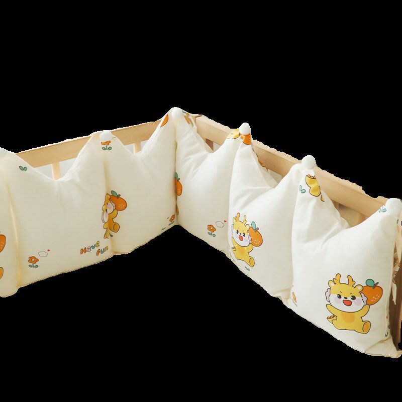 婴儿床围栏软包拼接床防撞一片式床围挡布可定制儿童宝宝床靠