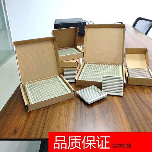 配电箱电气柜散热通风百叶窗长条形通风口网罩通风过滤网组ZL807