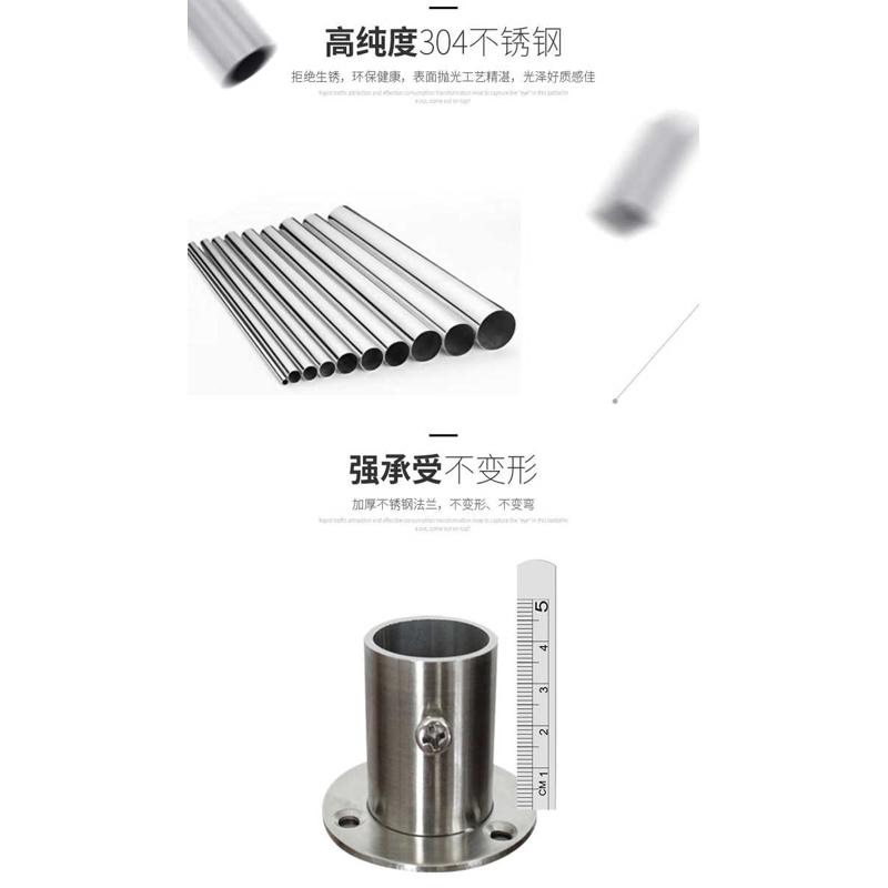 免打孔U形浴帘杆弧形套装不锈钢浴帘架卫生间打孔淋浴房轨道U型
