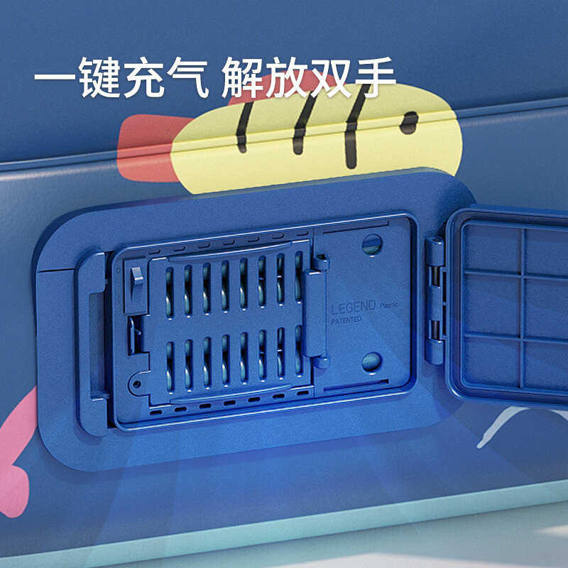 婴儿游泳池家用儿童自动充气宝宝游泳桶可折叠小孩洗澡加厚戏水池