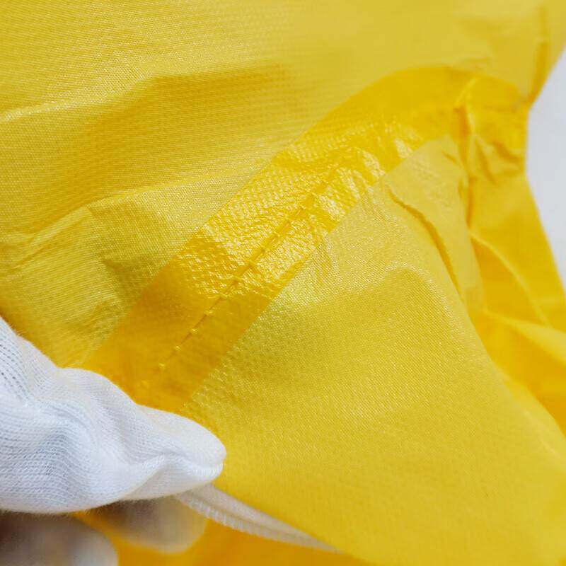 者也 连帽连身工业防护衣轻型防化服耐酸硷防粉尘化工Z喷漆工作服