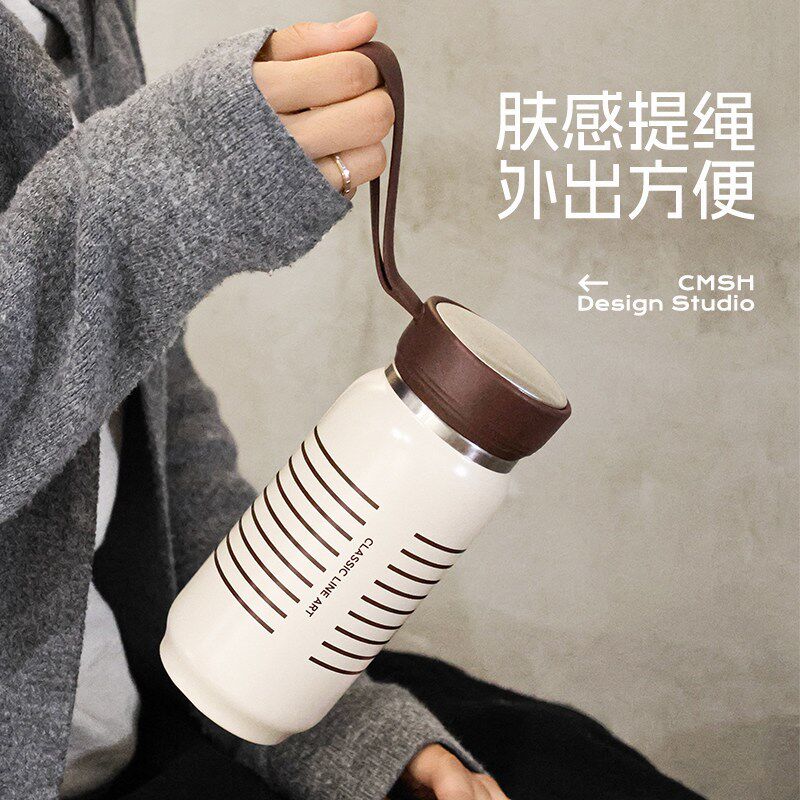 316L不锈钢保温杯女带盖高颜z值咖啡食品学生上学车载2025新款