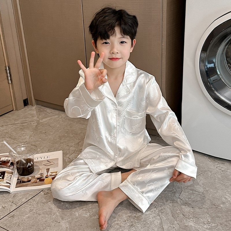 男孩24春秋新款儿童长袖z长裤中大童薄款家居服套装夏,童装/婴儿装/亲子装,家居服套装,淘宝优惠券,粉丝福利购,淘宝优惠卷