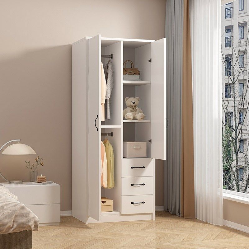 实木两门衣柜阳台柜收纳柜靠墙落地储H物置物柜多层大容量杂物柜,住宅家具,独立衣柜,淘宝优惠券,粉丝福利购,淘宝优惠卷