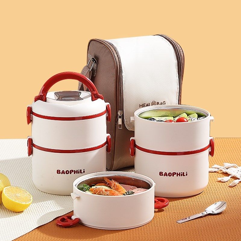 多层饭盒上班族h不锈钢保温便当盒大容量饭桶打包餐盒可微波炉加,餐饮具,饭盒/保温桶/保温提锅,淘宝优惠券,粉丝福利购,淘宝优惠卷