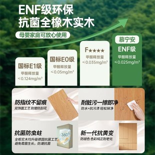 2024爆款 定制全橡木实木衣柜北欧原木风卧室家用新款 大容量衣橱