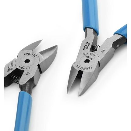 日本TTC斜嘴钳MNH-115细嘴进口电子钳PM-120模型水口钳子MNK-125