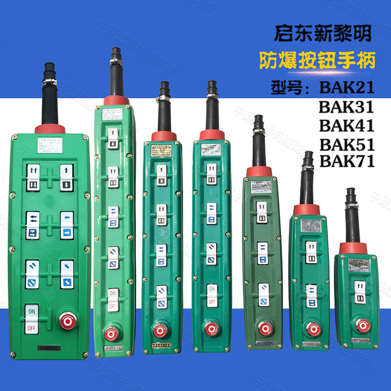 BAK21/31/41/51型电动吊车/起重机防爆手柄控制按钮 啓东新黎明
