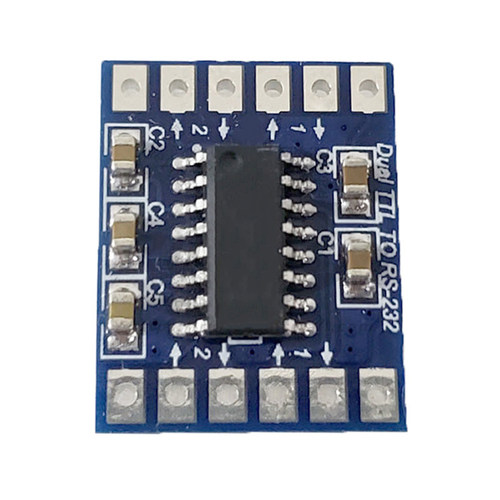 TTL转RS-232转TTL串口电平转换单双路RS232贴片直插MAX232模块