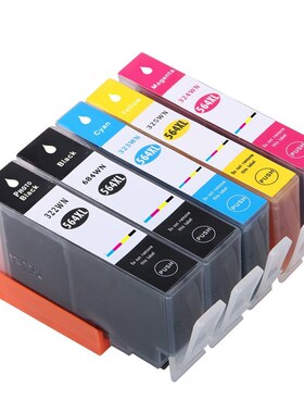 适用HP 5520墨盒 5510 HP 3070A C6340 C6350 墨盒 564xl墨水盒