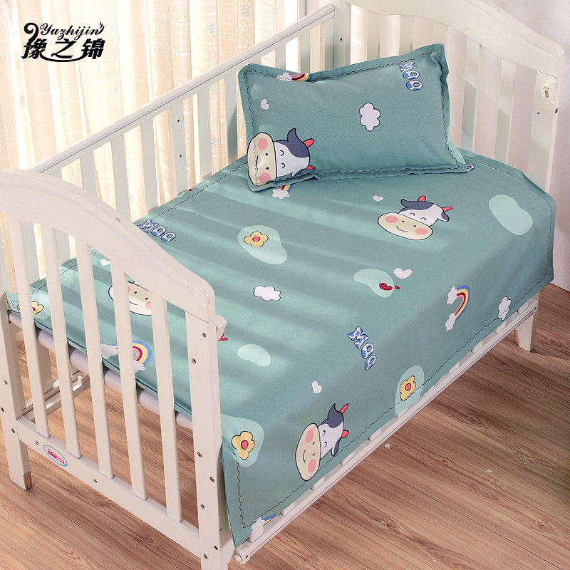 全棉老粗布婴儿床单单件纯棉宝宝凉席夏季幼儿园床单卡通儿童凉席,床上用品,床单,淘宝优惠券,粉丝福利购,淘宝优惠卷