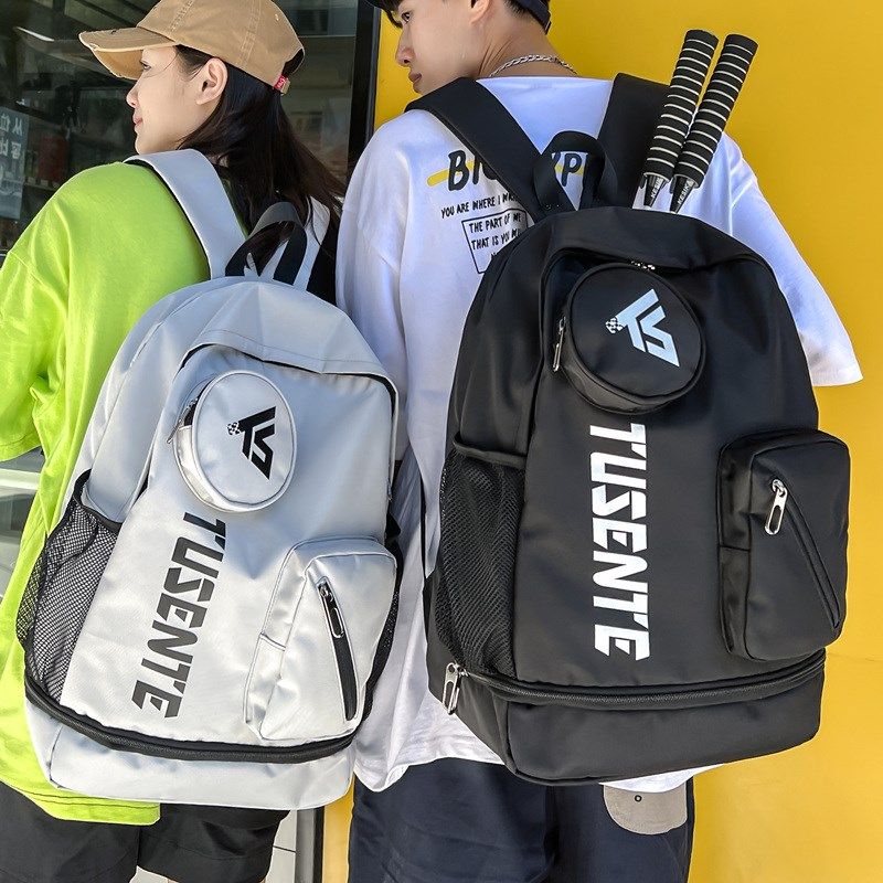 羽毛球包男款2025新款防磨韩式风大容量高颜值2/3支装双肩背包女