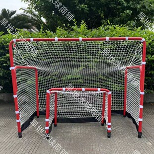 折叠旱地冰球门小球门迷你训练冰球门简易携带软式曲棍球门