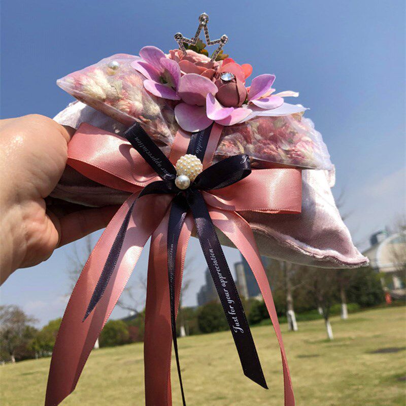 汽车干花香熏竹炭包布艺香包香袋新车除甲醛去味碳包漂亮饰品摆件