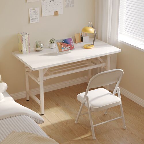 折叠桌子长条桌会议培训桌u家用长方形书桌简易学习办公桌摆摊餐