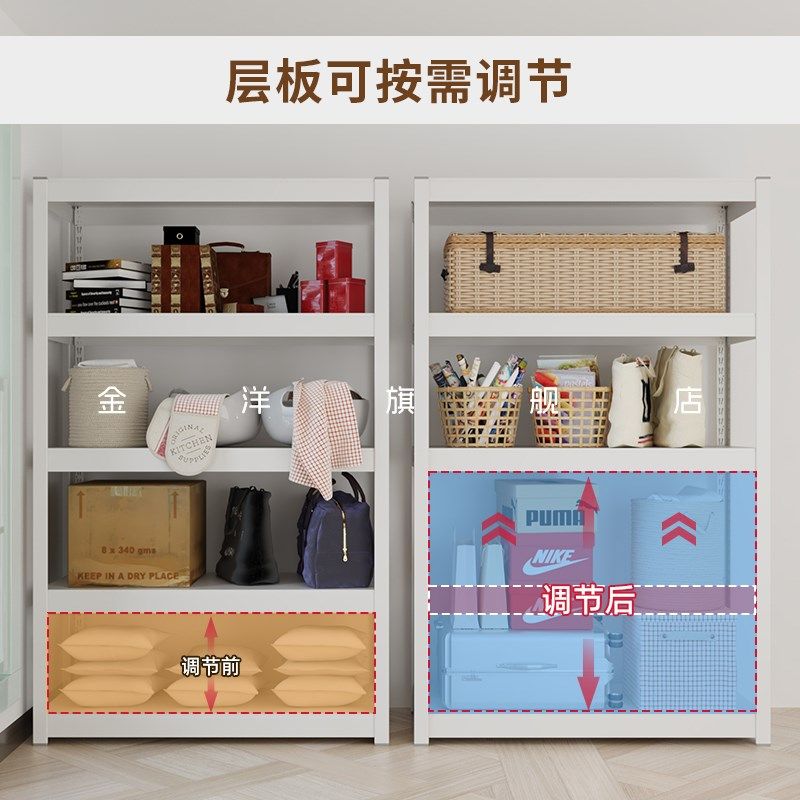 钢制落地置物架铁艺展示架仓储货架多层收纳架厨房阳台卧室铁架子,商业/办公家具,置物架/陈列架/储物架/展示架,淘宝优惠券,粉丝福利购,淘宝优惠卷