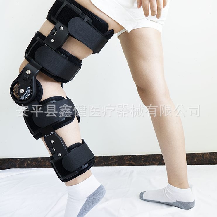 直销可调膝关节支具支架膝关节护具韧带髌骨膝盖骨骨折护膝固定