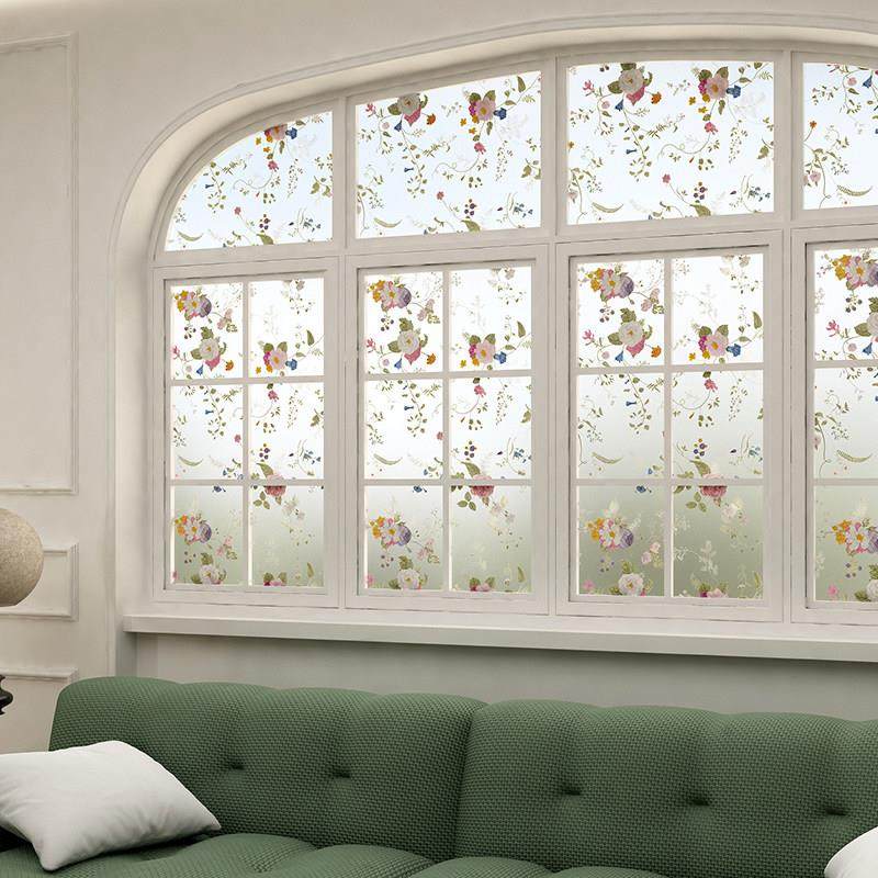 法式田园覆古玻璃贴膜防偷窥隐私窗户窗花贴静电免胶装饰玻璃贴纸,家居饰品,玻璃膜/贴,淘宝优惠券,粉丝福利购,淘宝优惠卷