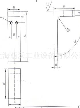 角铝型材100*60 码坯机配件 制砖机砖机配件连接器L 铝制品