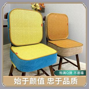 儿童增高坐垫写字不塌陷硬椰棕垫可拆洗冰丝餐椅垫屁垫椅子垫加厚
