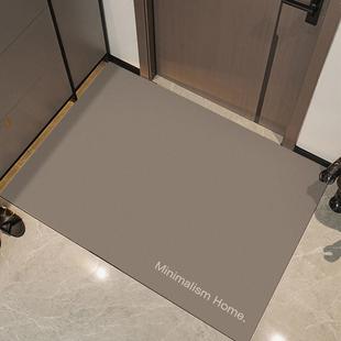 入户门地垫2025新款可擦免洗高级感高端PVC皮革地毯门口门垫家用