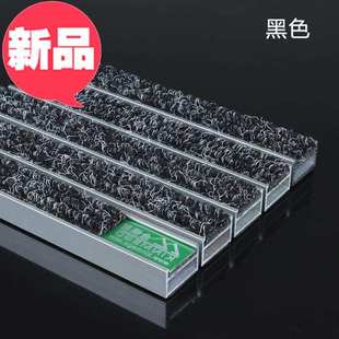 英n达罗铝合金地垫商场酒店门口防尘地毯嵌入式防滑垫不锈钢刮泥